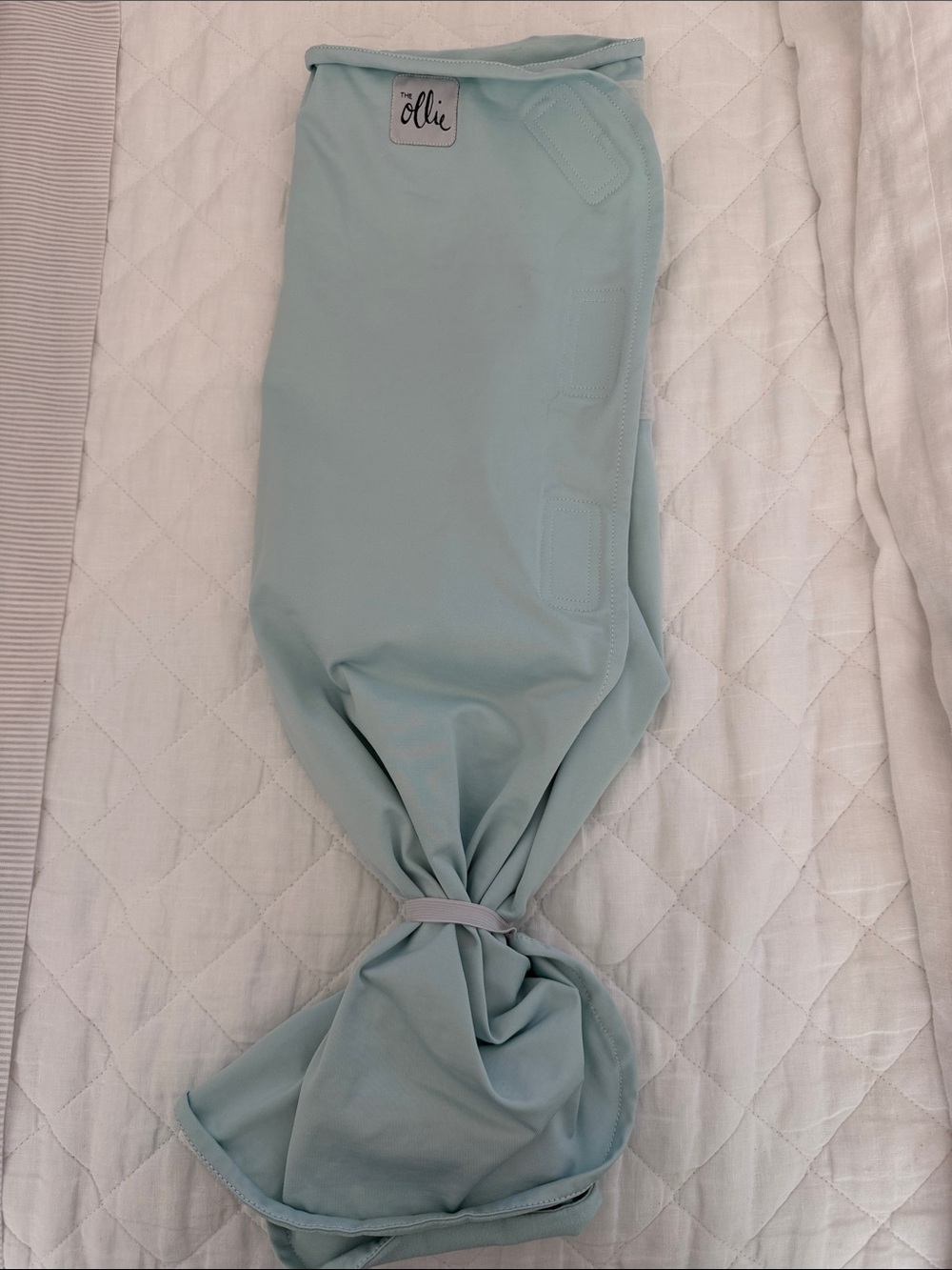 Ollie Light Blue Baby Swaddle